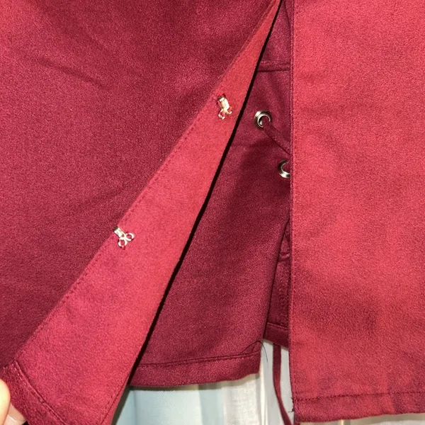 Harley Davidson Size XL Maroon 3/4 Sleeve Lightweight Jacket - Image 5
