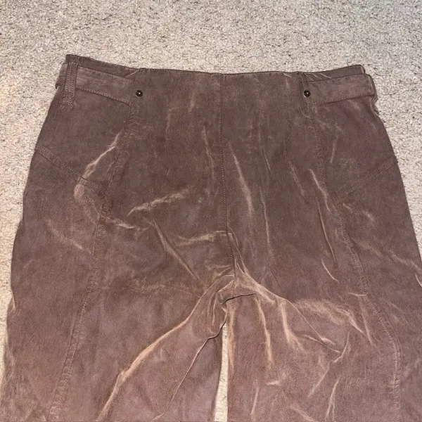 Free People We The Free Titan Vegan Suede Pants Brown 27‎ - Image 7