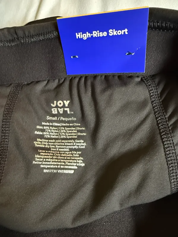 JoyLab black high rise layered skort small - Image 3