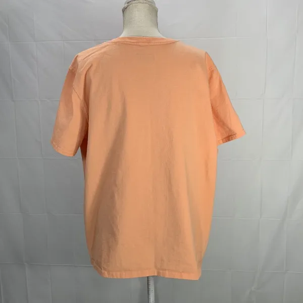 Carhartt Loose Fit Light Orange Peach Workwear Crew neck Pocket Tee Size… - Image 8