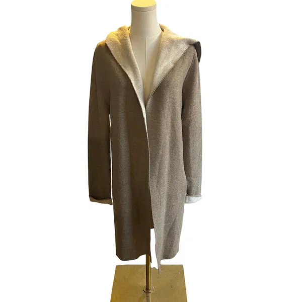 Jo & Me wool cashmere blend long cardigan sweater Large soft business casual - Image 2