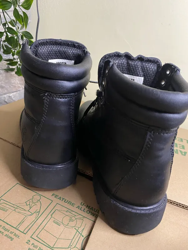 Mens Jacata Leather Water Resistant Boots Size 8 - Image 5