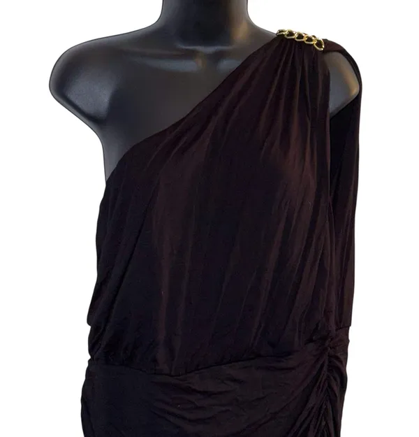 Venus off shoulder chain detail jumpsuit - Image 5