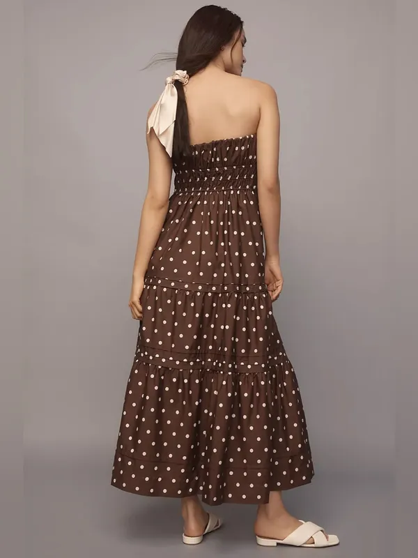 Free People Anthropologie Somerset Strapless Maxi Dress - Image 5