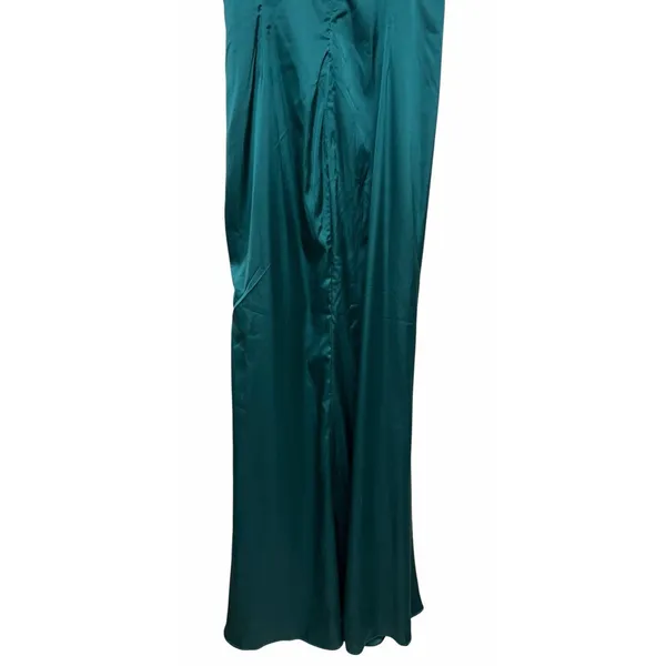 Baltic Born Monet Satin‎ Gown Emerald Green Women's Size Small - Image 6