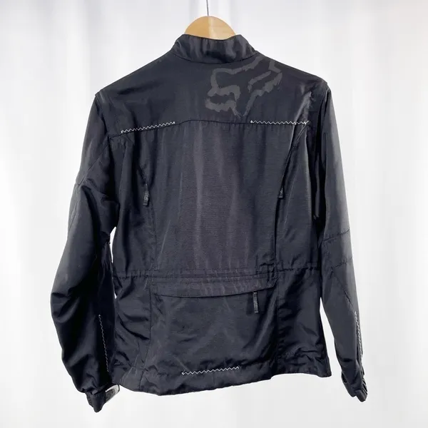 Fox Racing Dakota Full Zip Nylon Moto Jacket in‎ Black Size Medium - Image 8