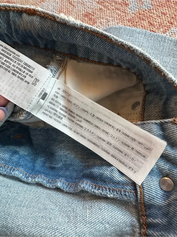 Abercrombie and fitch Vintage Comfort Stretch Curve Love Low Rise Baggy Jean 24R - Image 3
