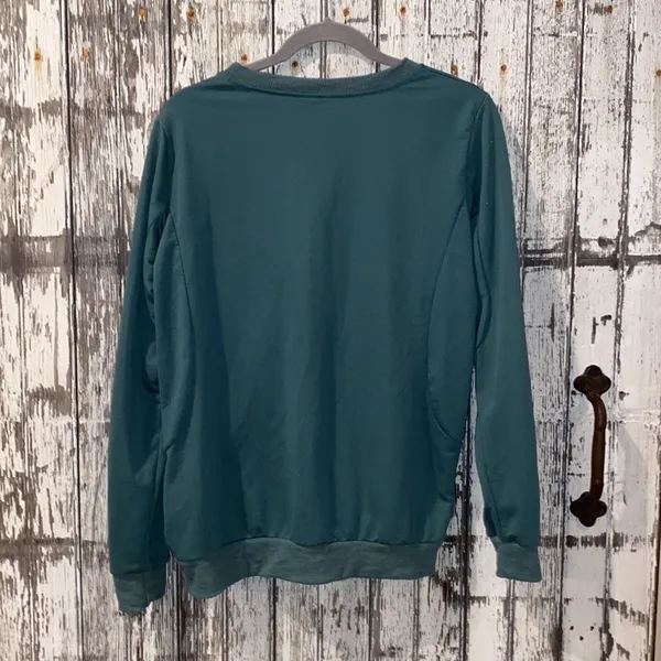 Yellowstone Dutton Ranch green gold top sweatshirt Size M - Image 4