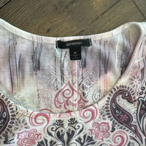 Women's Pink Paisley Top - Image 2
