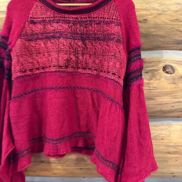 Free People Craft Time Bell Sleeve Sweater - Image 3