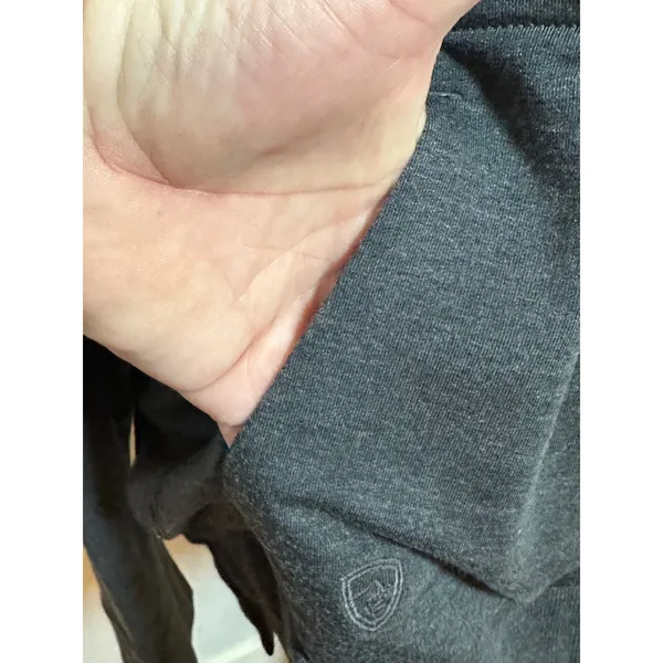 Kuhl Women Charcoal Gray Heather Long Sleeve Thumbhole Pocket Top Size L Hiking - Image 3