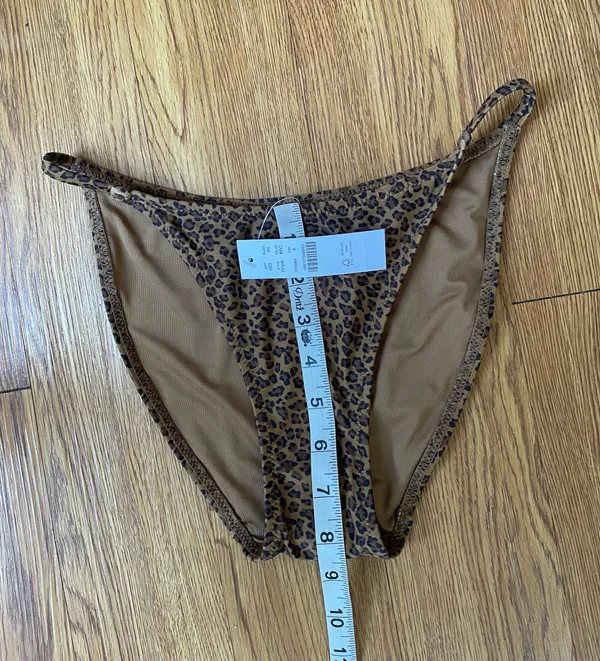 J.crew leopard print 90’ no tie bikini bottom  - Image 5