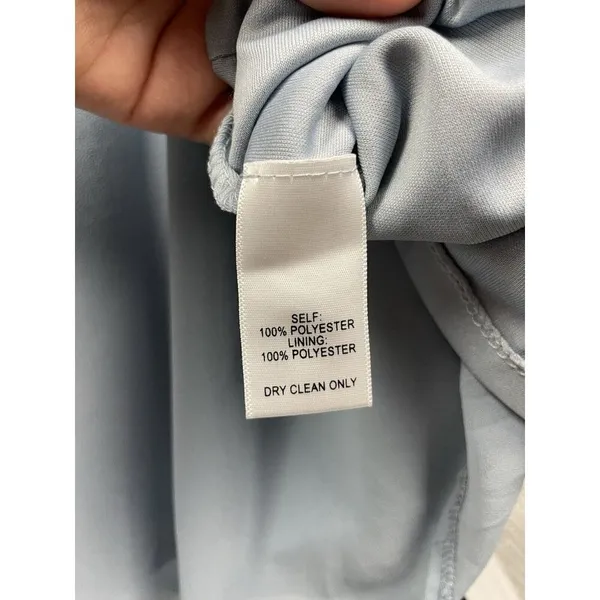 Lulu’s Light Blue Air of Romance Halter Neckline Maxi‎ Flowy Dress Size XS - Image 3