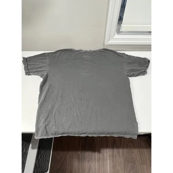 The Rolling Stones Band T Shirt‎ Gray Distressed Graphic Tee Women's Small - Image 7