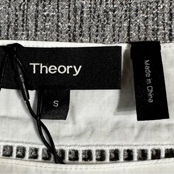 Theory Women’s White Ladder Eyelet Top - Image 11