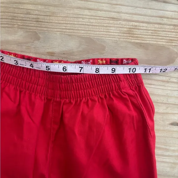 Dickies Medical Scrub Pants XXS Red Elastic Waist Cargo‎ Utility Trousers 86106 - Image 8