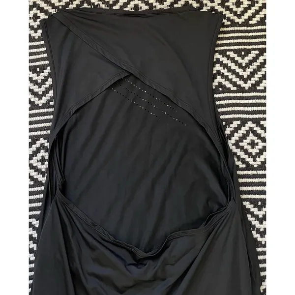 Gymshark Black Laser Cut Tank Top  - Image 15