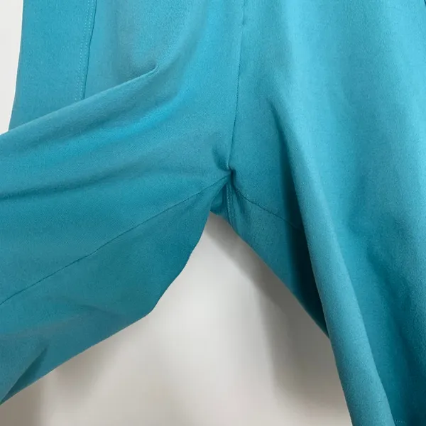 Bombshell Sportswear Jade Teal High Waisted Shorts Womens Medium - Image 5