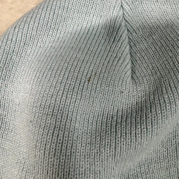 Herschel Light Blue Knit Beanie Y2K Minimalist - Image 5