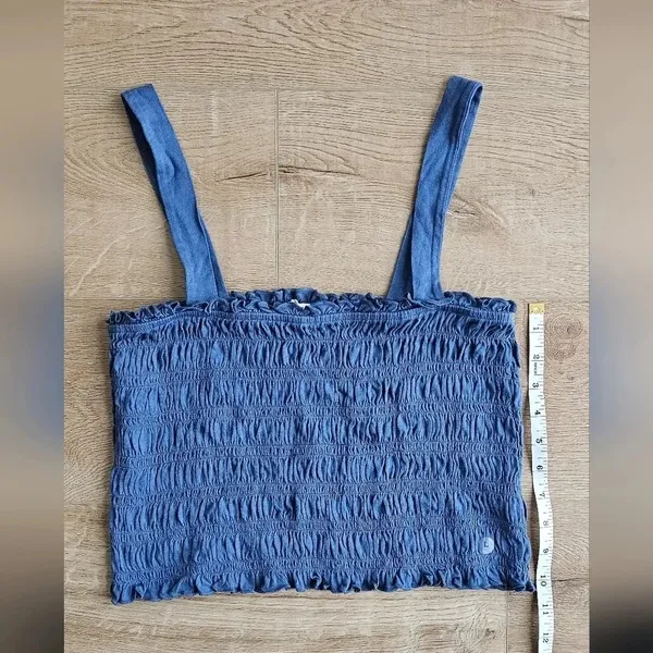 American Eagle ruched tank top! size: L - Image 2