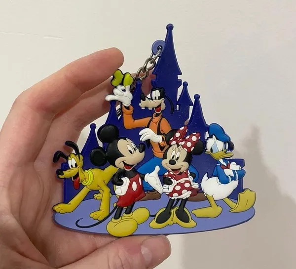 Vintage Disney Parks Rubber keychain - Image 2