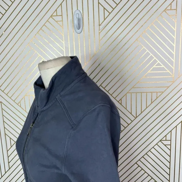 American Giant Heavyweight Full Zip Up Sweatshirt Jacket Jacket‎ Gray Size XS - Image 7