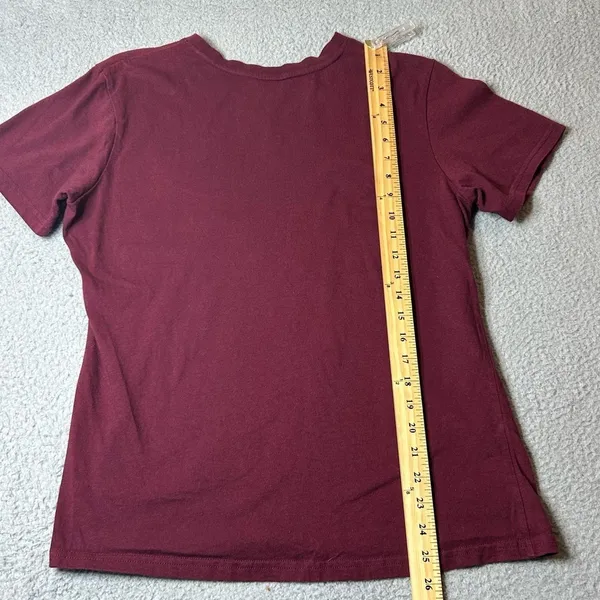Virginia Tech Top Womens XL Maroon Nike Short‎ Sleeve Crew Neck Pullover Tees - Image 6
