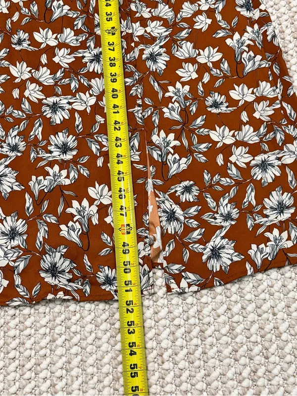 La Ligne x Target Floral Smocked Bodice Midi Dress XL - Image 5