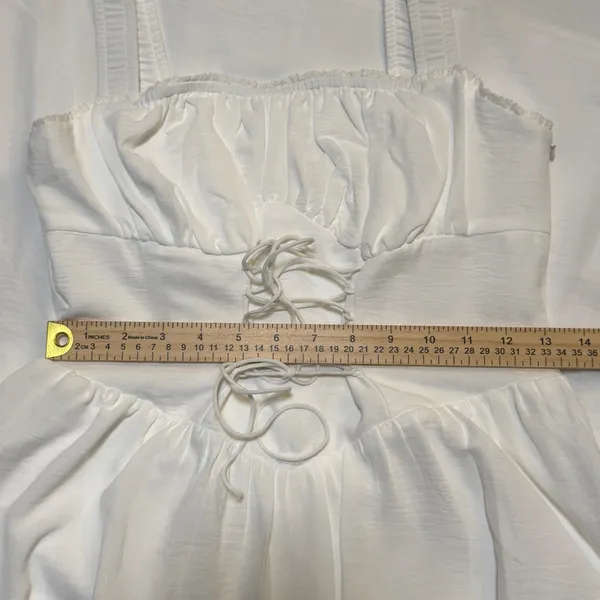 Commense Coastal Cowgirl Corset Long Dress in White - Image 3