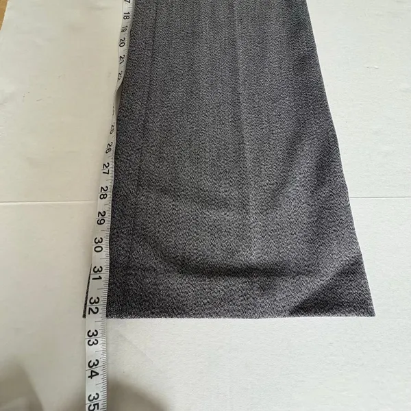 Y2K Express Flare trousers low rise gray color block size 0 - Image 15