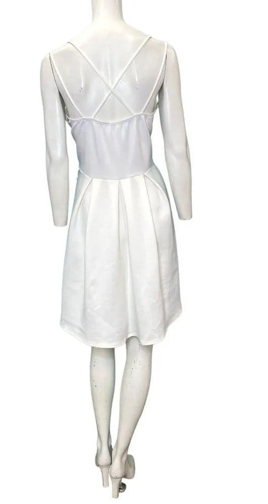 Bo Bel Find Me Plus Strappy Pleated Skirt Mini Dress White Size 1X NWT - Image 2