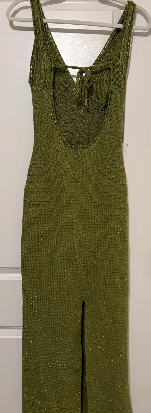 Green Knit Dress - Image 2