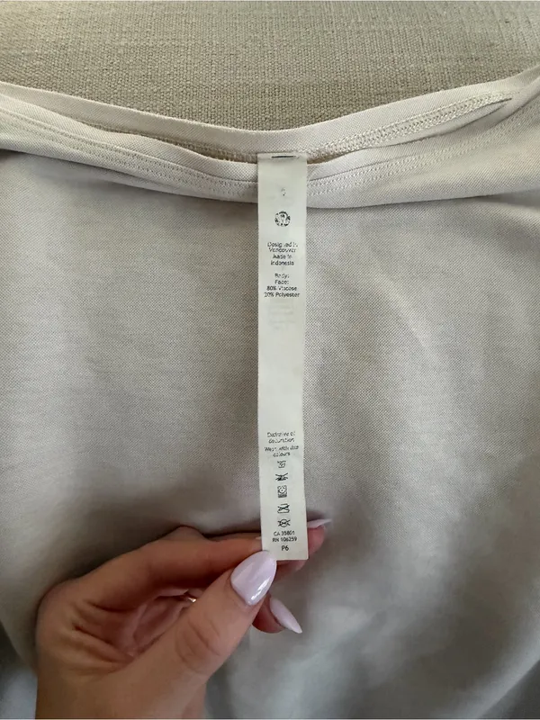 Lululemon Back in Action Long Sleeve Shirt Nulu In White Opal - Image 9