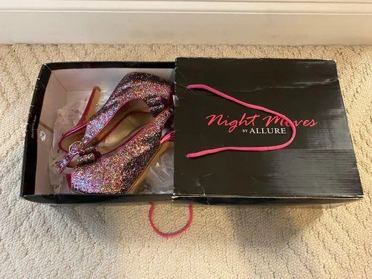Night moves by allure Multicolored Sparkle Heel - Image 8