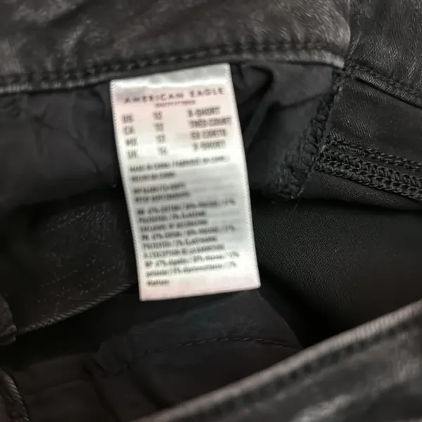 American Eagle black ripped jeans - Image 5