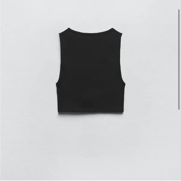 ZARA Black seamless crop top Size XS/S - Image 5