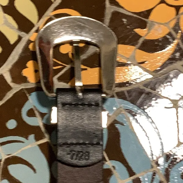 WESTERN FASHION Belt with Western Buckle. Sz: 7/28” - Image 5