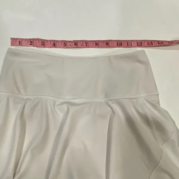 Athleta Ace Tennis Skort White 13.5” Size XS Athletic Running Golf Skirt - Image 9
