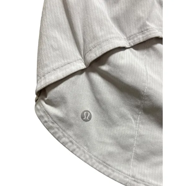 Lululemon Speed Up Shorts Long 4” Updated Fit Light Gray Size 4 Workout Gym Cute - Image 9