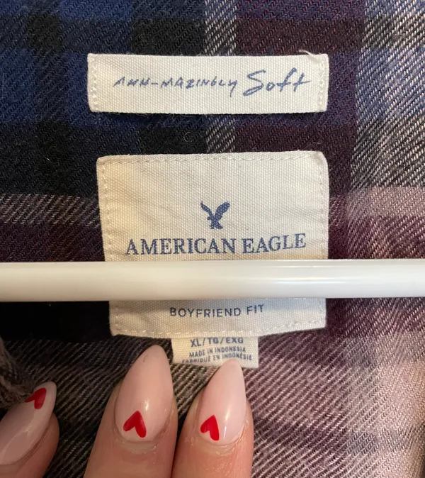 American Eagle Boyfriend Fit Flannel - Image 4