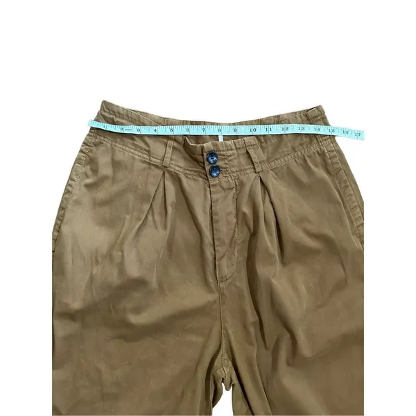 Free People Khaki‎ High Rise Pleated Pants – Size 6 - Image 4