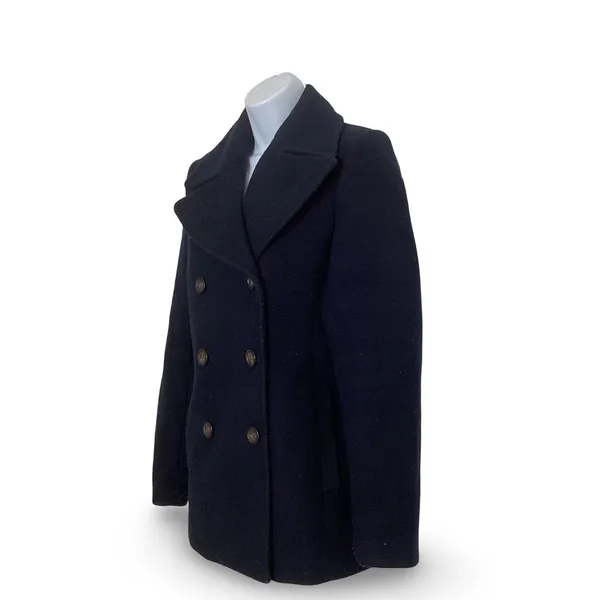 Old Navy Brushed Flannel Peacoat - Image 3
