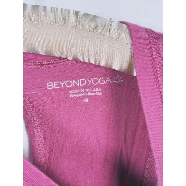 Beyond Yoga Wrap Around Tank Top Size Medium Berry Pink Pilates Barre Athleisure - Image 4