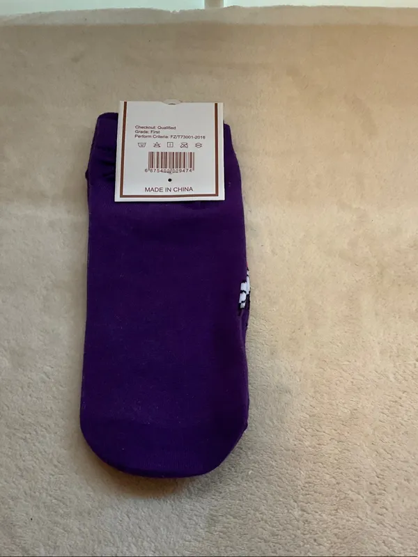 Purple Daisy Duck Graphic Crew Socks - Image 3