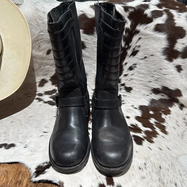 HARLEY-DAVIDSON Booker Motorcycle Riding‎ Boots size 8 A14 - Image 6