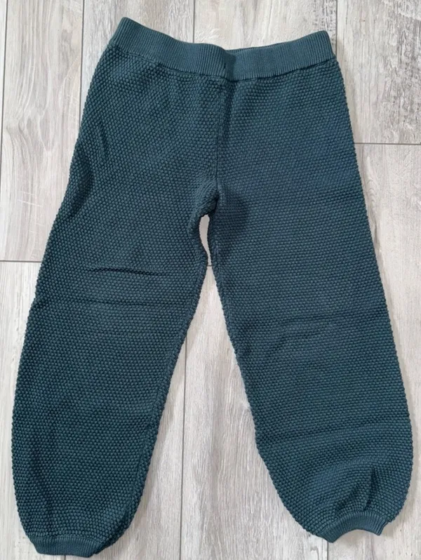 Free People Beach Hailee Nautical Cottage Cotton Knit Balloon Jogger Pants small - Image 2