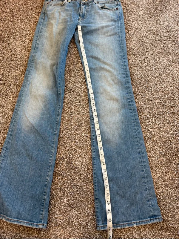 Lucky Brand Sundown Bootcut Denim Jeans Women 6/28 Blue Light Wash Casual Y2K - Image 5
