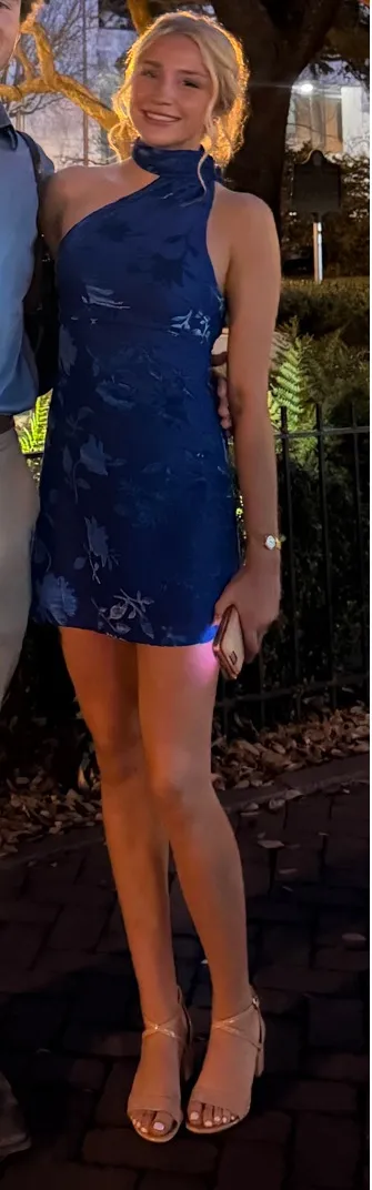 Blue Hello Molly Dress - Image 4