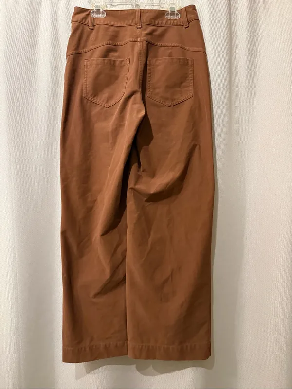Lululemon City Sleek High Rise Wide Leg Pants Brown Size 26 29” Inseam - Image 5