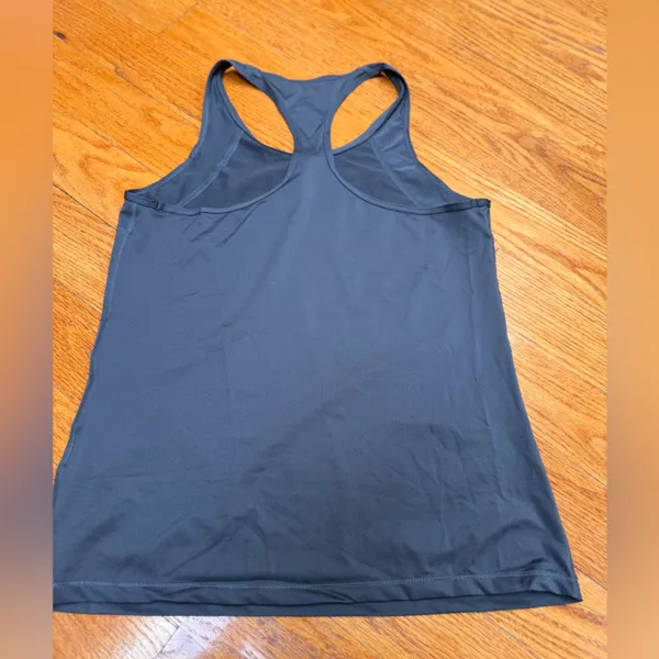 🌸Nike Womens Dri-FIT Racerback Tank Top in dark grey - Image 3